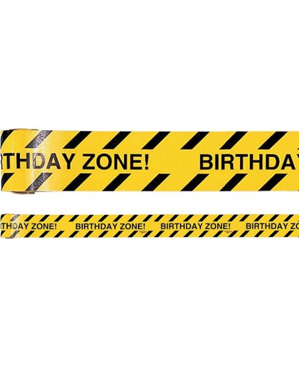 Construction Party Tape - 7.6cm x 13m