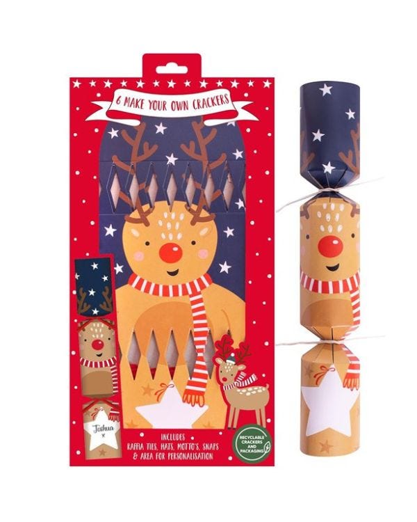 Make Your Own Reindeer Crackers - 30cm (6pk)