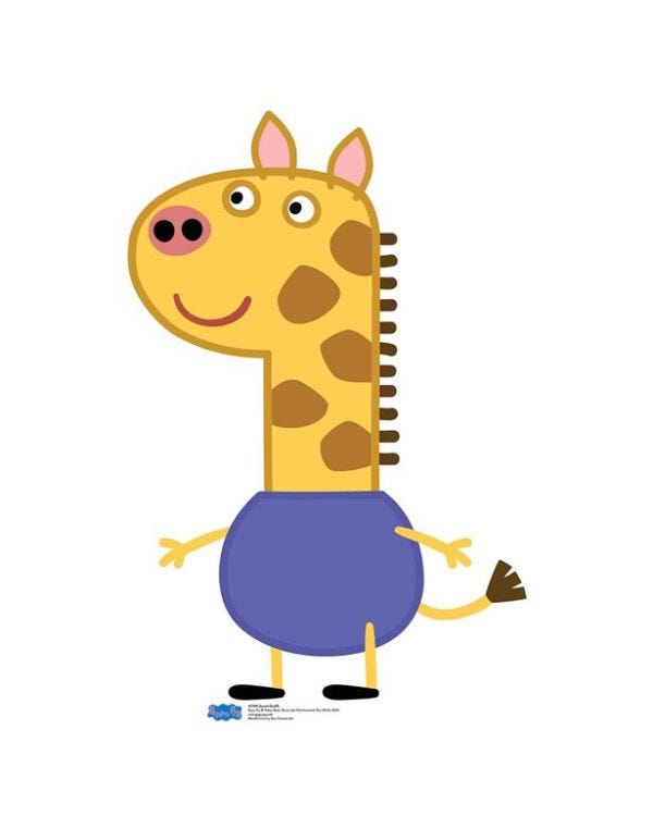 Gerald Giraffe Peppa Pig Cardboard Cutout - 90cm x 61cm