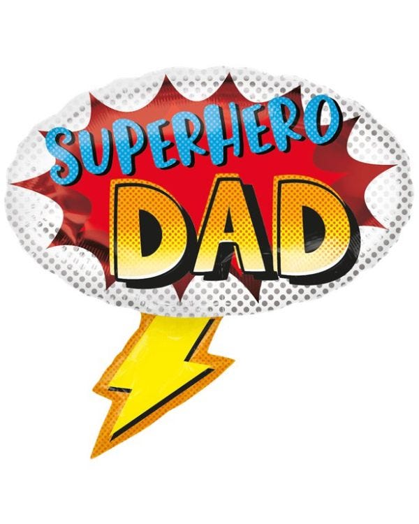 Superhero Dad SuperShape Balloon - 27&quot; Foil