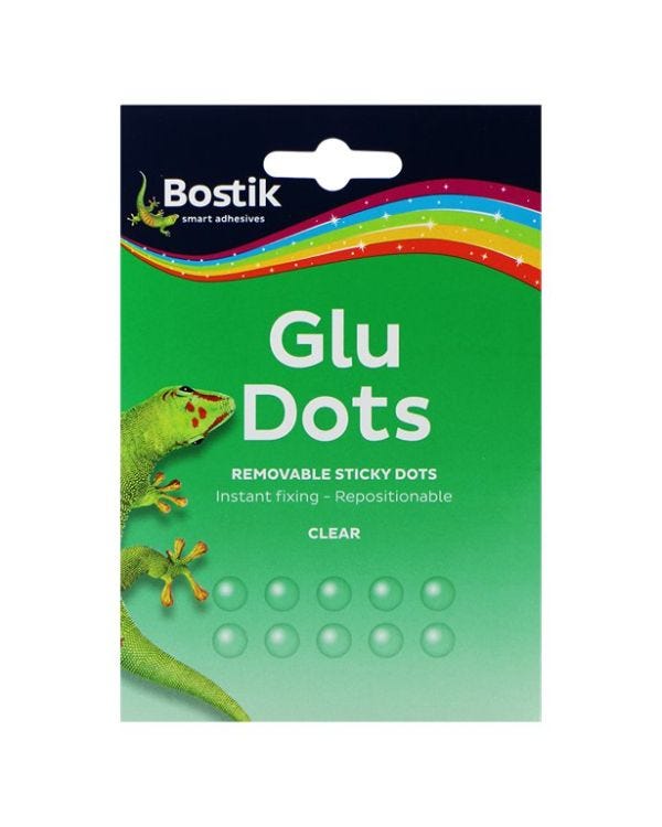 64 Removable Clear Glue Dots Pack