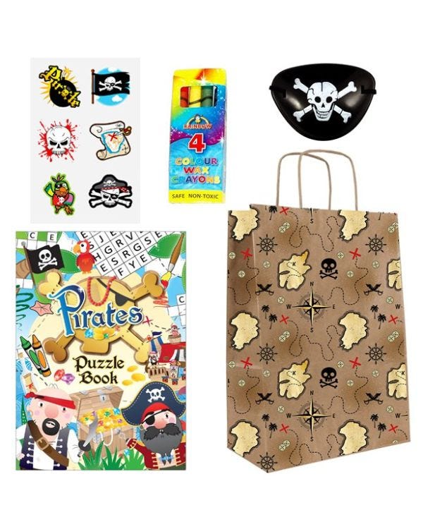 Pirate Pre-Filled Party Bag Sweet Free
