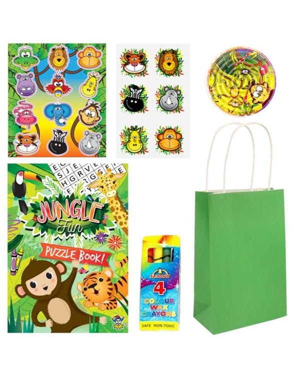 Jungle Pre-Filled Party Bag Sweet Free