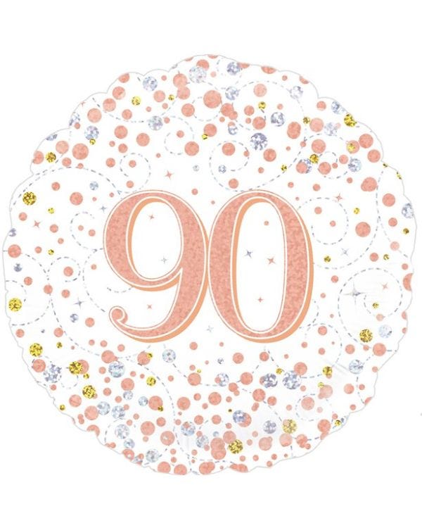 Sparkling Fizz 90th Foil Balloon - 18&quot;
