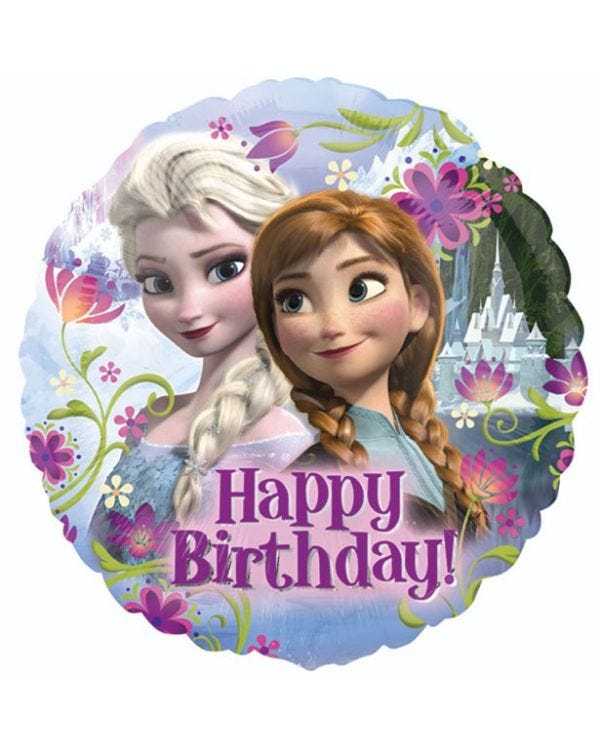 Frozen Happy Birthday Foil Balloon - 18&#039;&#039;