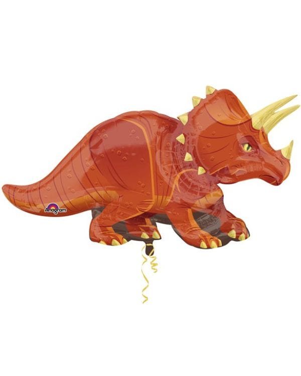 Triceratops SuperShape Balloon - 42&quot; Foil