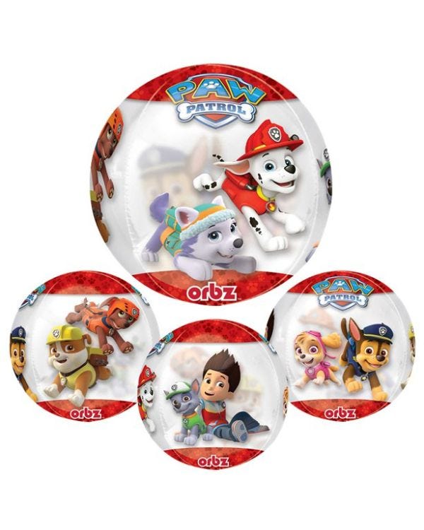 Paw Patrol Chase &amp; Marshall Orbz Balloon - 16&quot; Foil