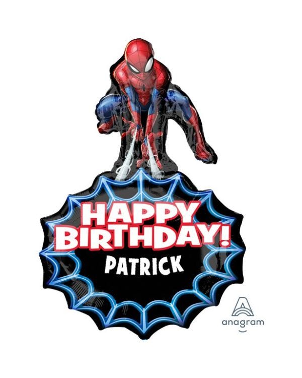 Spider-Man Personalized Foil Balloon - 34&quot;