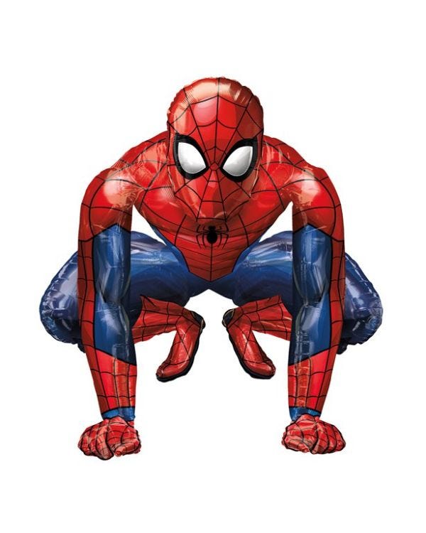 Spider-Man Airfill Sitter Balloon - 15&quot; Foil