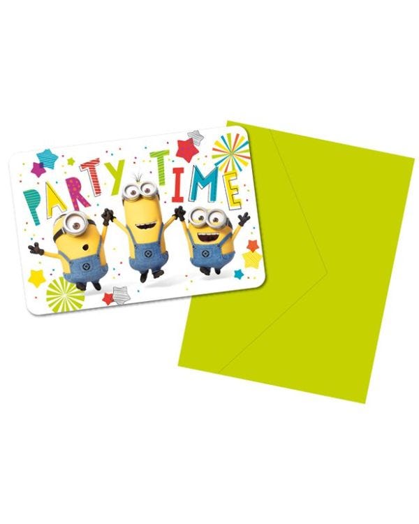 Minions Invitations (8pk)