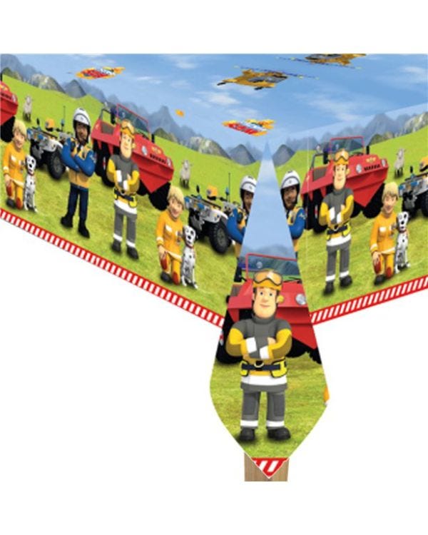 Fireman Sam Paper Tablecover - 1.8m x 1.2m