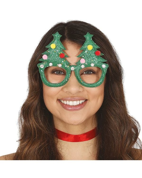 Christmas Tree Glasses