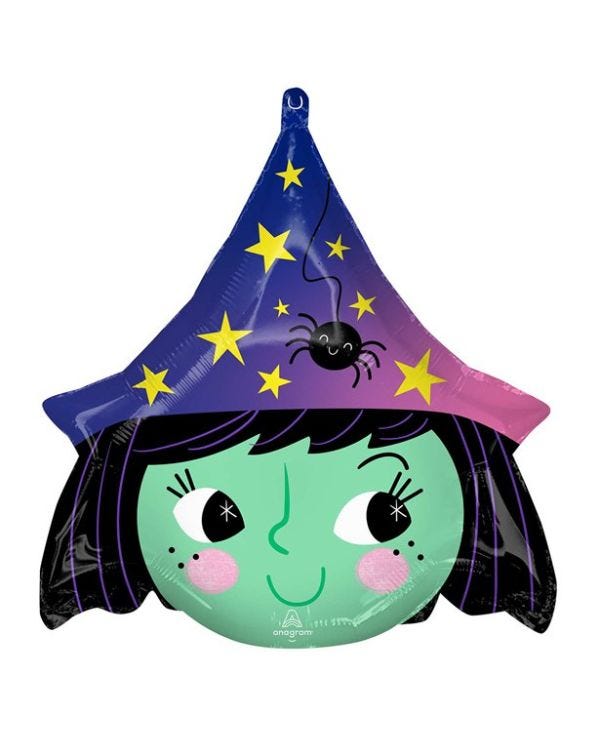 Halloween Witch SuperShape Balloon - 19&quot; Foil