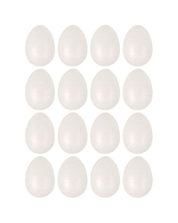 Foam Craft Eggs - 4cm (16pk)