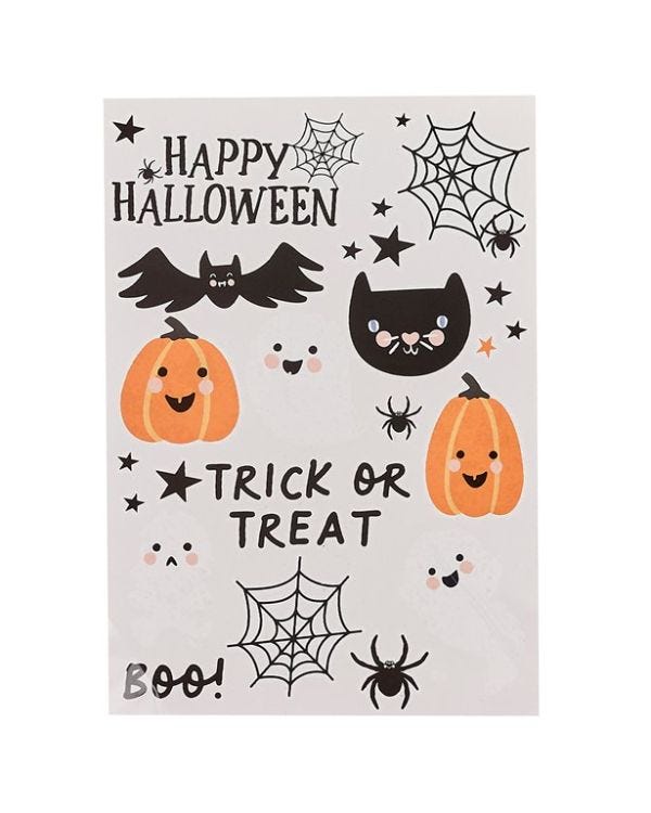 Halloween Tattoo Sheets (2pk)