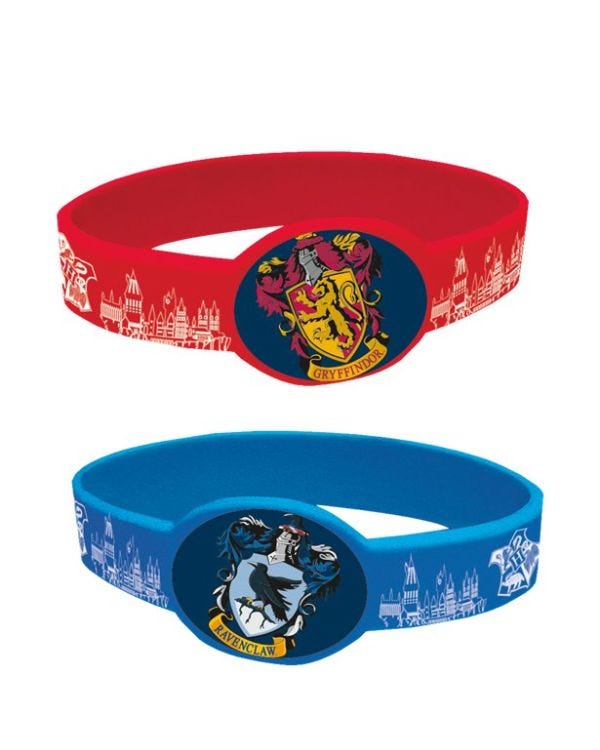 Harry Potter Rubber Bracelets (4pk)