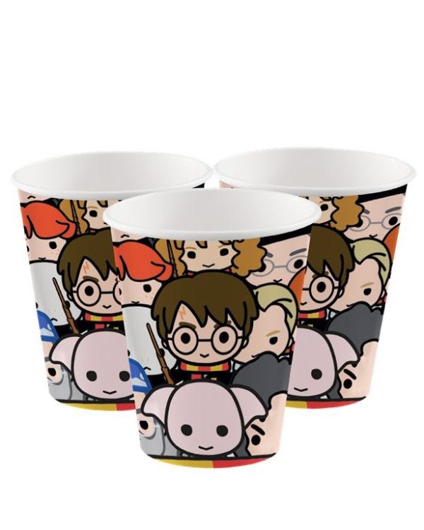 Harry Potter Paper Cups - 250ml (8pk)