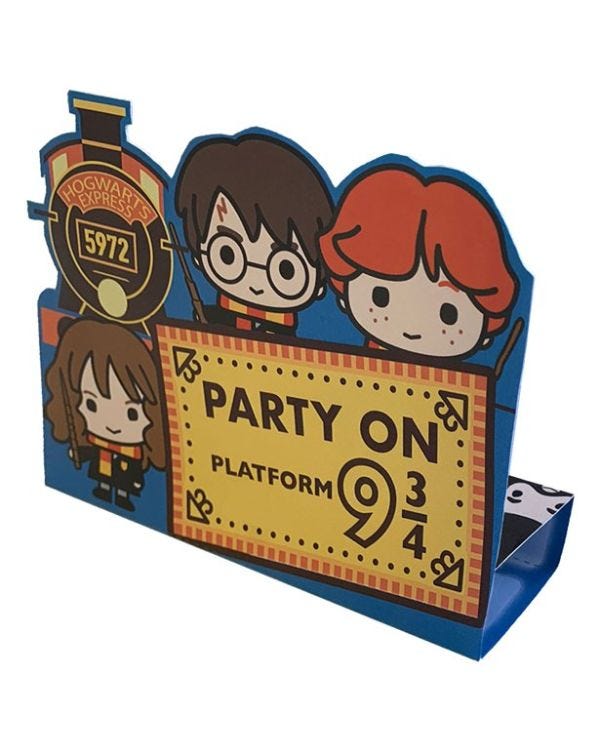 Harry Potter Pop Up Party Invitations (8pk)