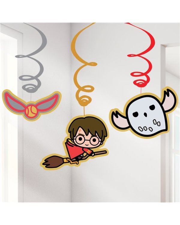 Harry Potter Hanging Swirls (6pk)