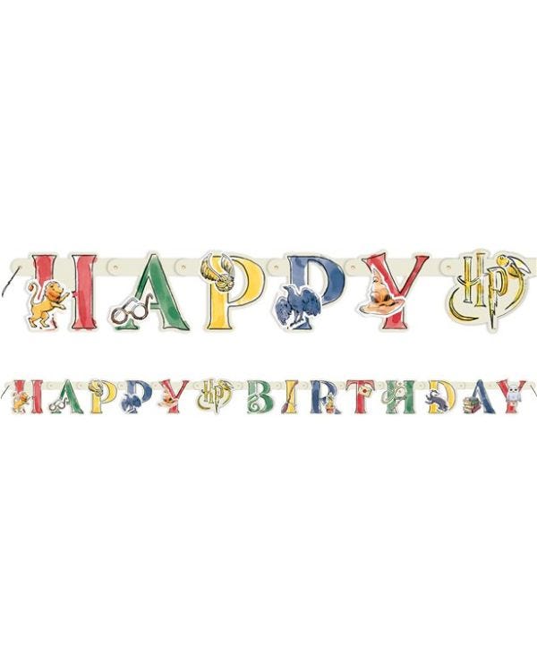 Harry Potter Happy Birthday Letter Banner