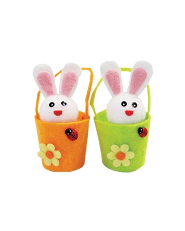 Mini Easter Bunnies in Buckets (2pk)