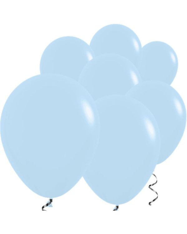Pastel Matte Blue Balloons - 5&quot; Latex (100pk)