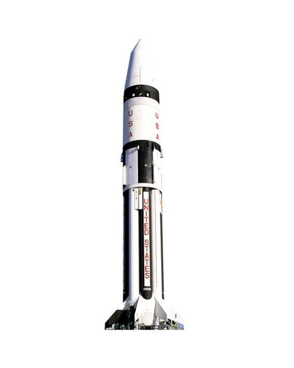 Rocket (Real Space Craft) Cardboard Cutout - 186cm x 52cm