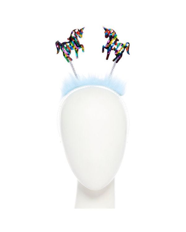 Rainbow  Unicorn Sequin Headband