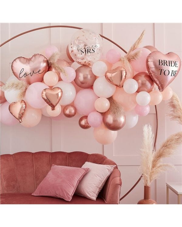 Hen Party Balloon Arch - 65 Balloons