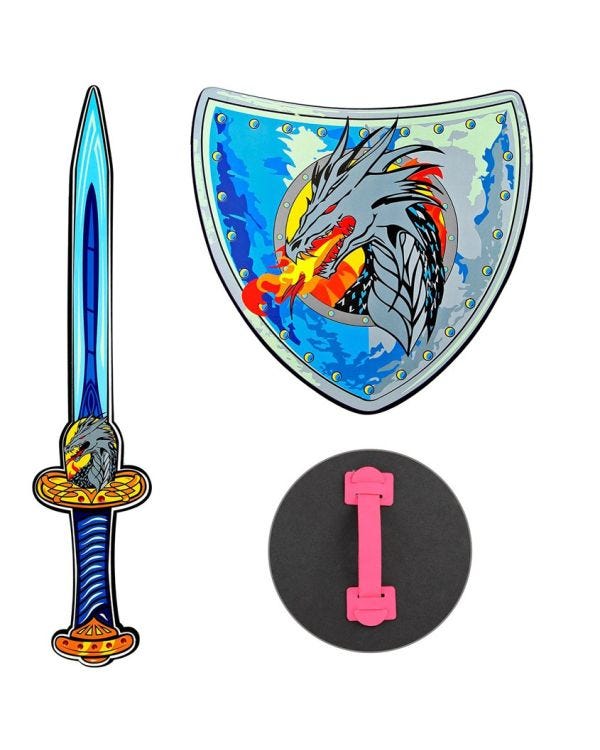 Viking Sword &amp; Shield - 52cm