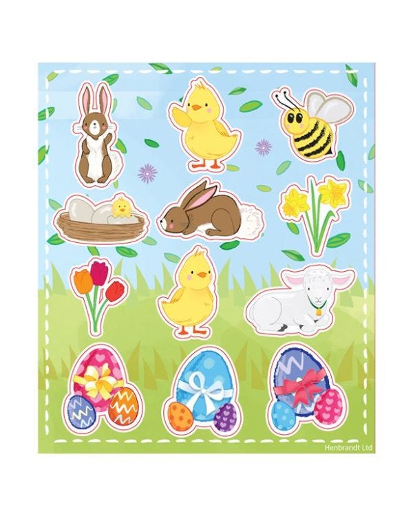 Easter Stickers - 11.5cm