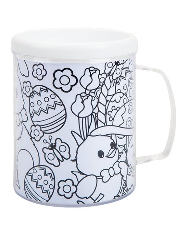 Colour Your Own Easter Cup