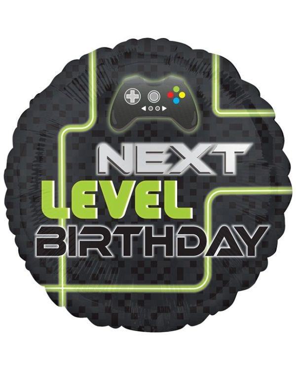 Level Up Birthday Balloon - 18&quot; Foil