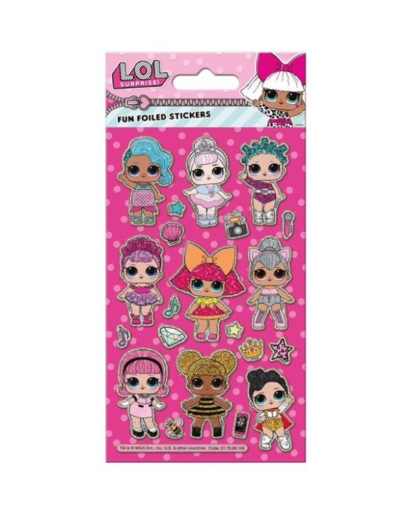 L.O.L  Surprise Foil Stickers