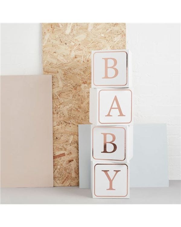 Hello Little One Giant Baby Block Boxes (4pk)