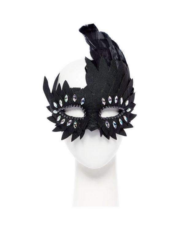 Black Layered Masquerade Mask
