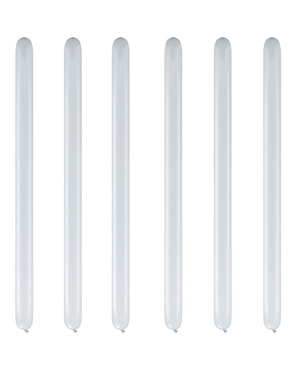 Diamond Clear Modelling Balloons - 260Q Latex (100pk)