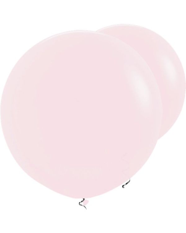 Pastel Matte Pink Balloons - 36&quot; Latex (2pk)