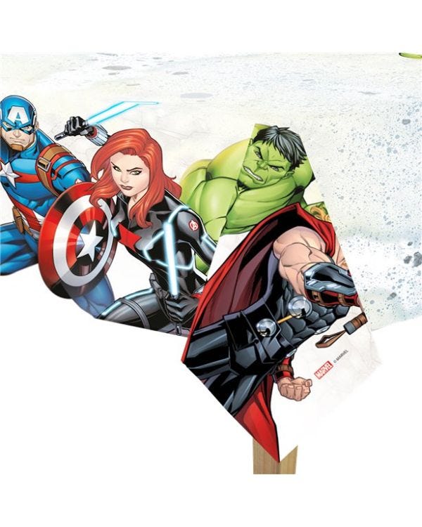 Avengers Infinity Stones Plastic Tablecover - 1.8m x 1.2m