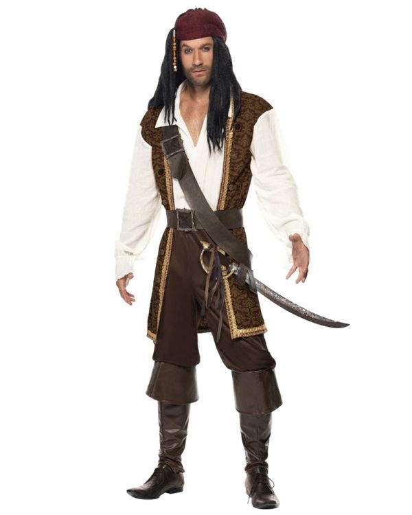 High Seas Pirate - Adult Costume