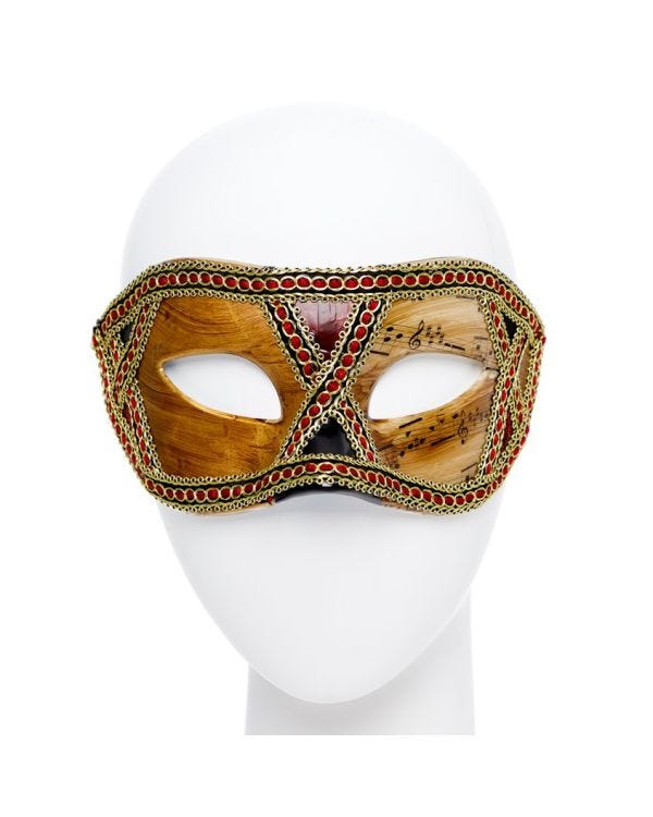 Venetian Music Masquerade Mask