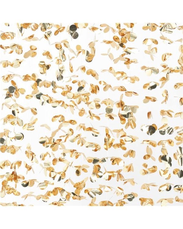 Pick &amp; Mix Pastel Gold Curtain Backdrop - 2m x 1.8m