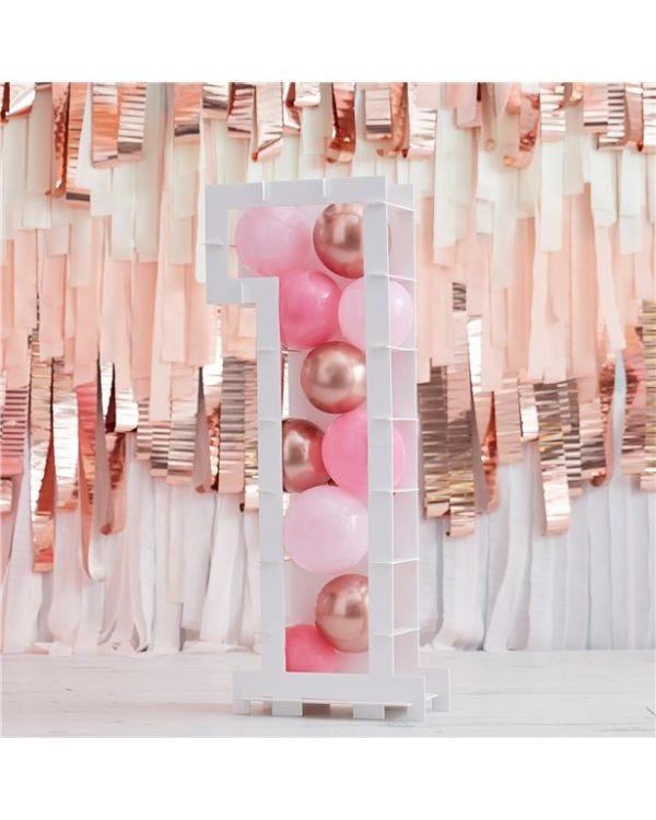 Balloon Mosaic Number Stand 1