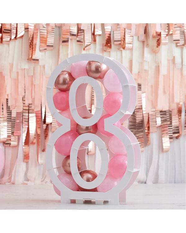 Balloon Mosaic Number Stand 8