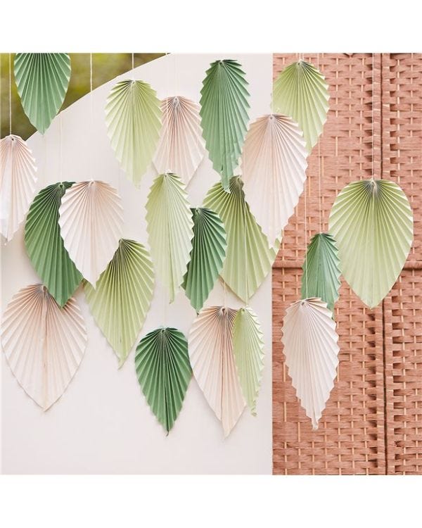 Mix It Up Mint Palm Backdrop
