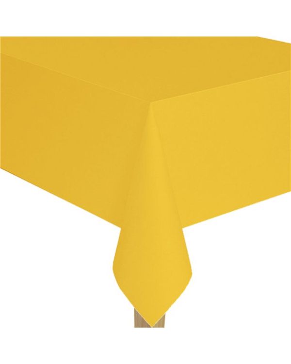 Yellow Paper Table Cover - 2.8m x 1.4m
