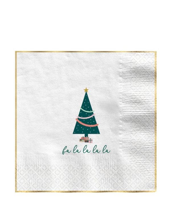 Oh Christmas Lunch Napkin - 33cm (16pk)