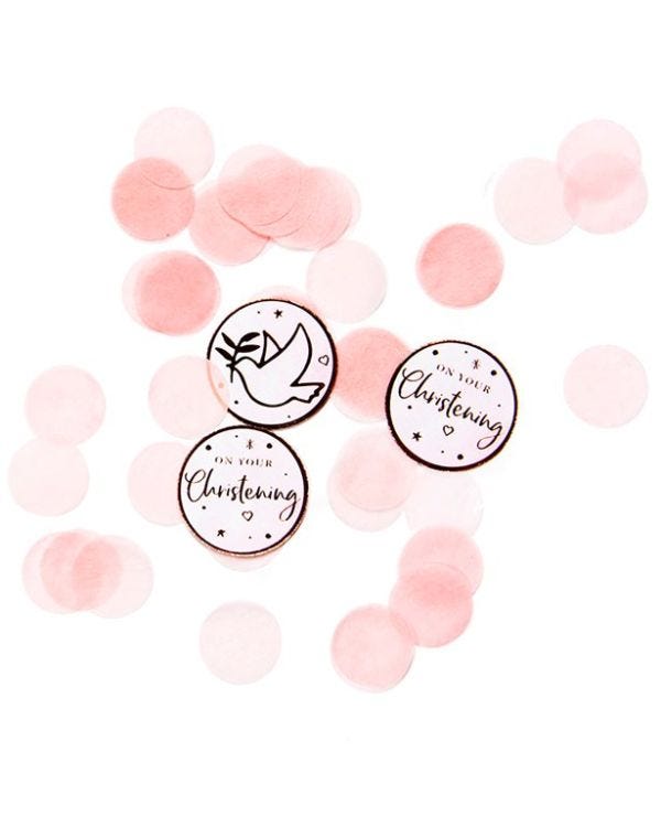 On Your Christening Pink Table Confetti (14g pack)