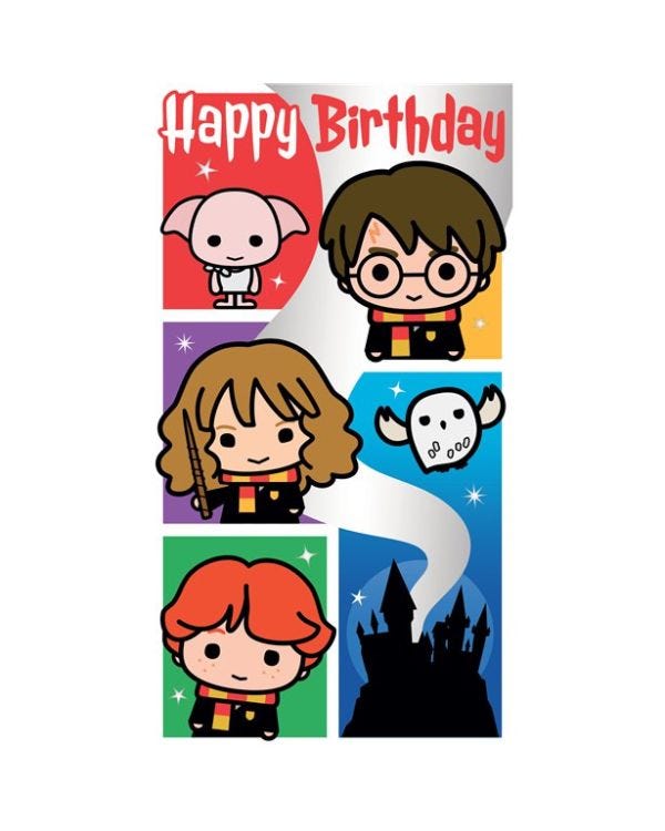 Harry Potter Birthday Card