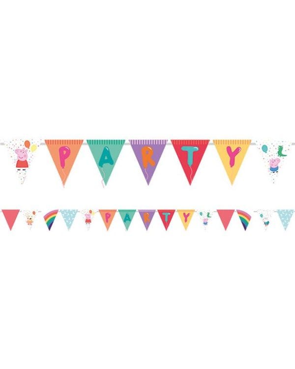 Peppa Pig Paper Bunting - 3.3m